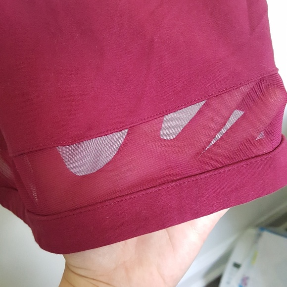 Express Marron 3 Section Dress - Picture 3 of 6